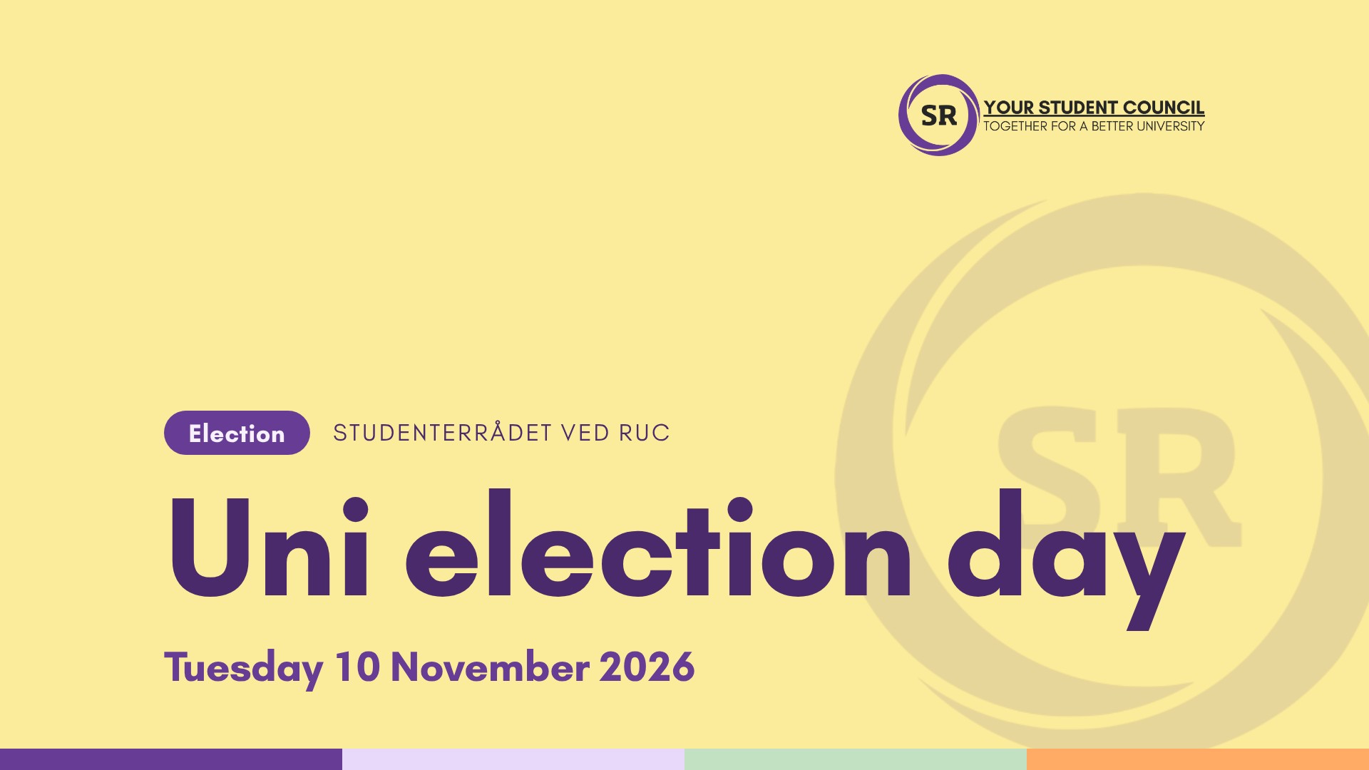 Uni election day